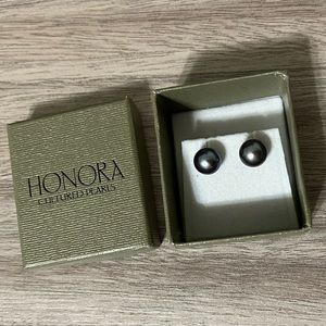 Honora Gray Pearl Studs